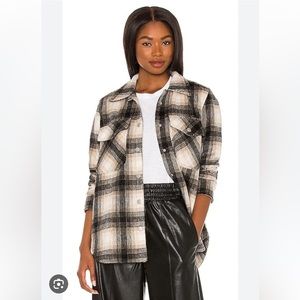 Blanknyc Plaid Shacket in Checked Out